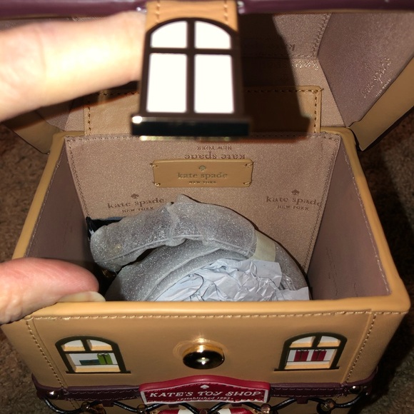 NWT-Kate Spade-SET-Oh What Fun 3D Toy Store Crossbody Bag & Cardholder-$598 - Picture 12 of 16